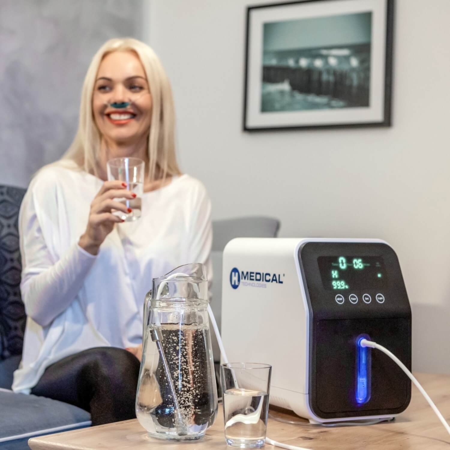 Inhalační terapie molekulárním vodíkem (H₂) – H2Vibe i600/i300